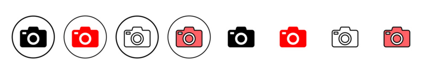 Camera icon vector illustration. photo camera sign and symbol. photography icon.