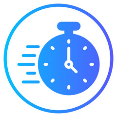 timing gradient icon