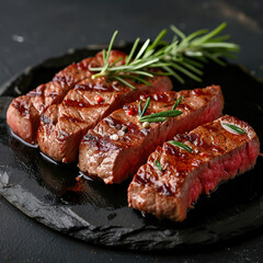 template of steak food