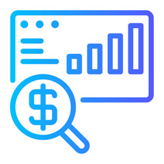 analysis gradient icon