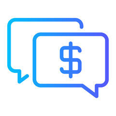 chat gradient icon