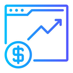 browser gradient icon