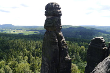 Barbarine auf dem Pfaffenstein in der Sächsischen Schweiz