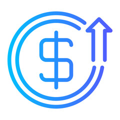 profit gradient icon