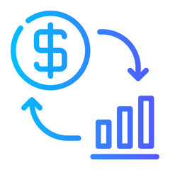profit gradient icon