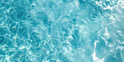 Transparent clear sea water surface texture