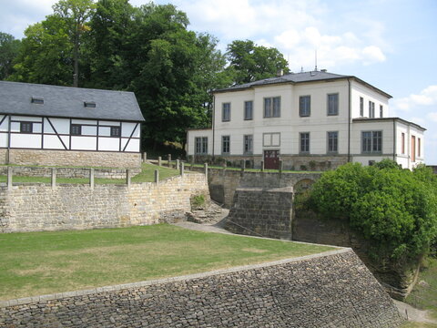 Bastionen auf der Festung K&ouml;nigstein in der S&auml;chsischen Schweiz