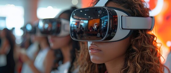 Smart wearables tech meetup, enthusiasts sharing the latest gadgets for health, fitness, and lifestyle, interactive and geeky.