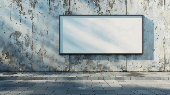 Blank billboard mockup signboard frame advertising