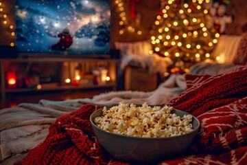 Cozy Holiday Family Movie Night with Blanket Fort and Christmas Movies
