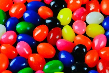 Fototapeta na wymiar Jelly bean candy - Easter treats