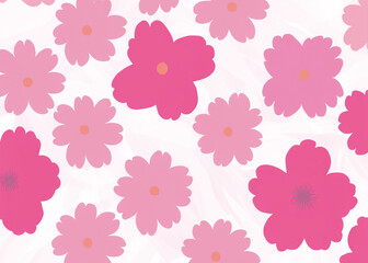 japanese cherry blossom tree sakura flowers over white wallpaper background vreated with generative ai technology. 