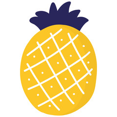 illustration of an pineapple