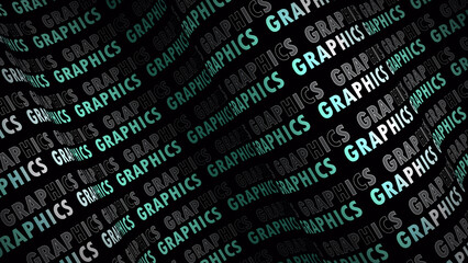 Text animated background. Green black white color. High quality. 4k animation.