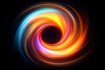 Abstract colorful galaxy wallpaper,black hole,abstract neon light