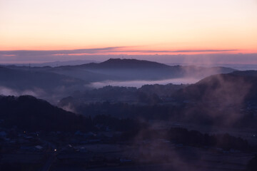 Sea of clouds in early morning