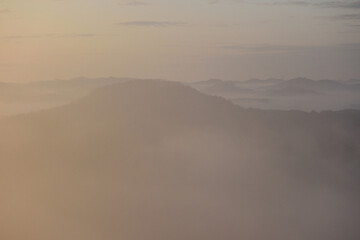 Sea of clouds in early morning