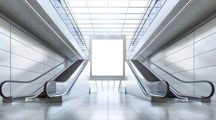 Fototapeta premium blank billboard with copy space for advertising, public information