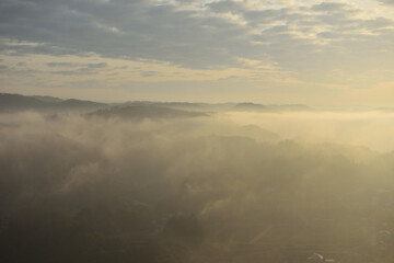 Sea of clouds in early morning