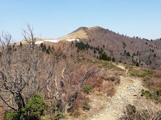 武奈ヶ岳への道中の景色