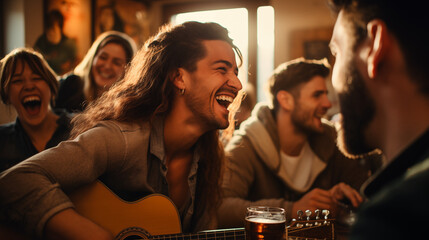 Acoustic Joy in a Pub Setting