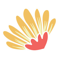 Handdrawn Abstract Flower