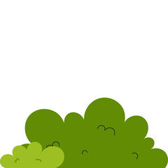 Obraz premium Grass Cartoon Landscape Vector