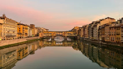 Foto auf gebürstetem Alu-Dibond Ponte Vecchio ponte vecchio city