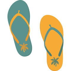 Summer Sandal Vector