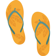 Summer Sandal Vector