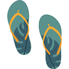Summer Sandal Vector