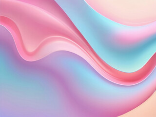 Abstract Liquid Pastel Gradient Background. A smooth and colorful abstract background with a pastel gradient of blended liquid colors.
