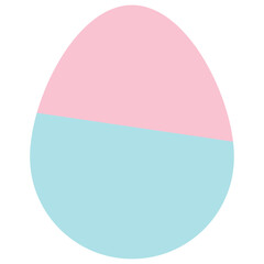 Two-tone easter egg
