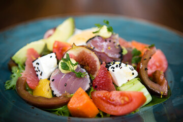 Ahi Tuna Healthy Eating Vegetable Salad