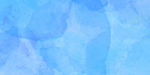Abstract watercolor aged light paint surface wall design background. summer winter day and pattern clouds backdrop blue color bright wallpaper. bright smooth dirty blank retro texture.
