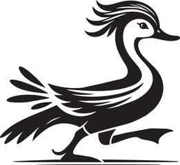 Fototapeta premium Indian Runner Duck in Motion