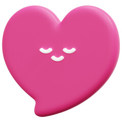 speech 3d render icon illustration