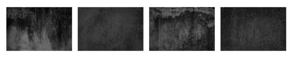 Black concrete floor  wall texture, dark rough background, old background with black color. clipping path.