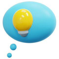 speech 3d render icon illustration