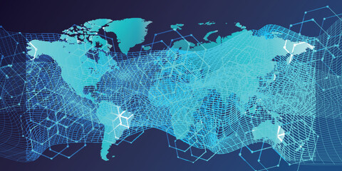 世界　テクノロジー　デジタル　テクスチャ　背景	