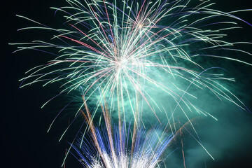 fireworks in the sky