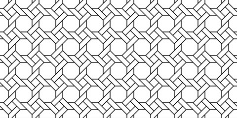 Fototapeta premium Illustration featuring trapezoid, hexagon, and rhombus shapes in a simple contemporary texture design. Suitable for prints and digital backdrop material, widely applicable for various mapping ideas.