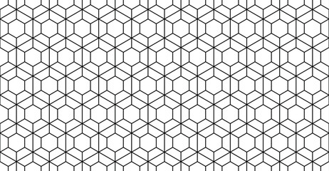 Combining illustrations of trapezoid and hexagon shapes in a simple contemporary texture. Ideal for prints and digital backdrop material, with versatile applications for various mapping ideas.