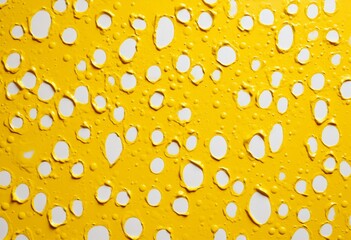 Yellow Background with White Dots Pattern.
