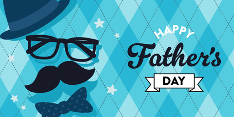 父の日のためのベクターイラスト。バナーやポスターに。