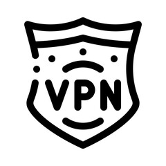 vpn line icon