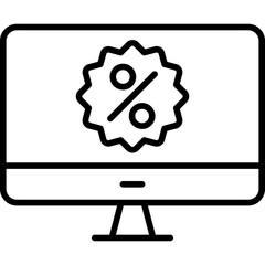 E commerece icons line