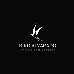 Bird abstract logo design