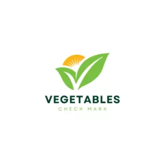Fotobehang Vegeta bles leaf logo © creative_logo