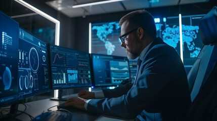Obraz premium Privacy and cybersecurity principles to safeguard data. Internet network security technologies and the lock icon.